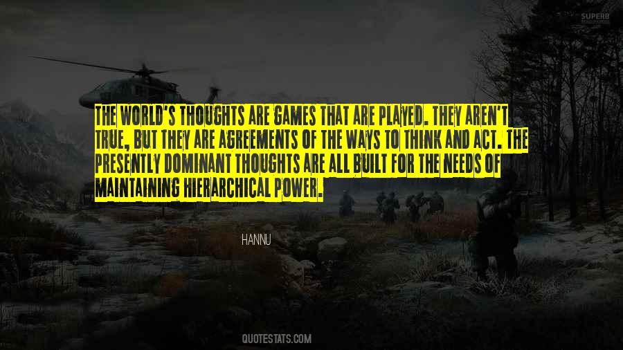 Dominant Thoughts Quotes #1287311
