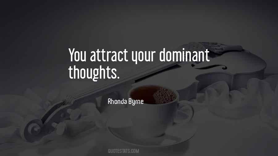 Dominant Thoughts Quotes #823492