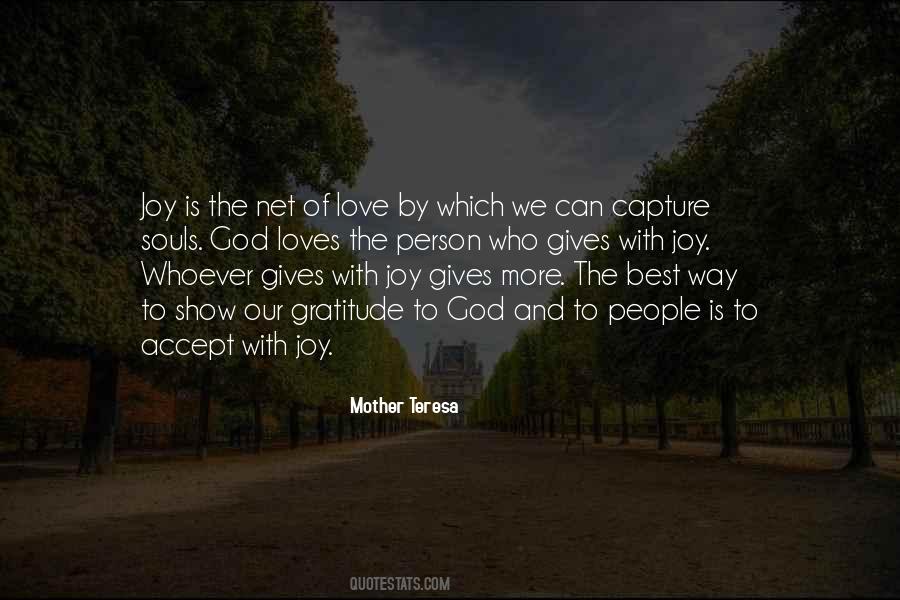 Mother Teresa Gratitude Quotes #1319479