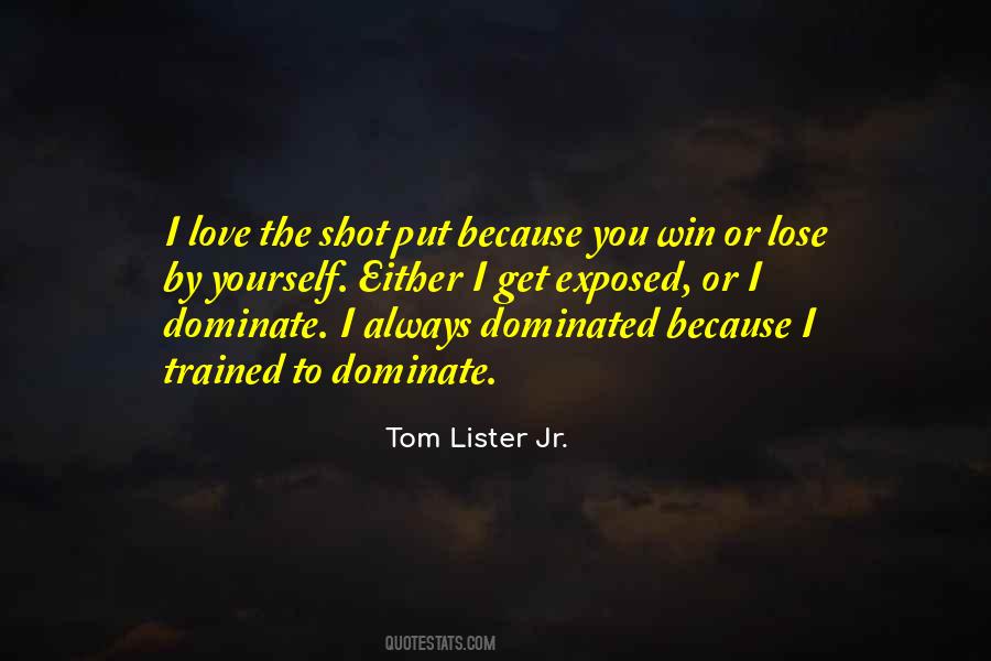 Dominate Quotes #116175