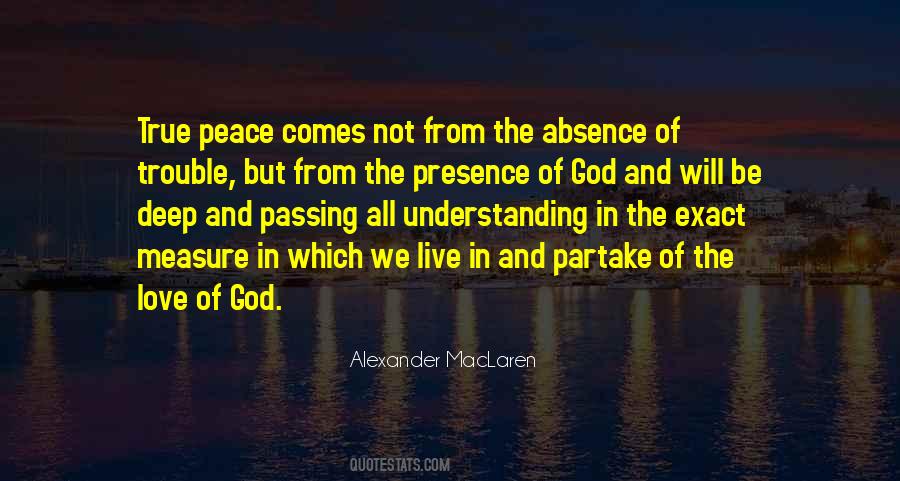 The Trouble With Peace Quotes #1063111