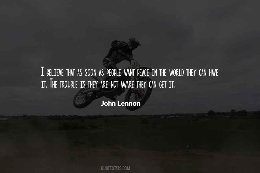 The Trouble With Peace Quotes #553624
