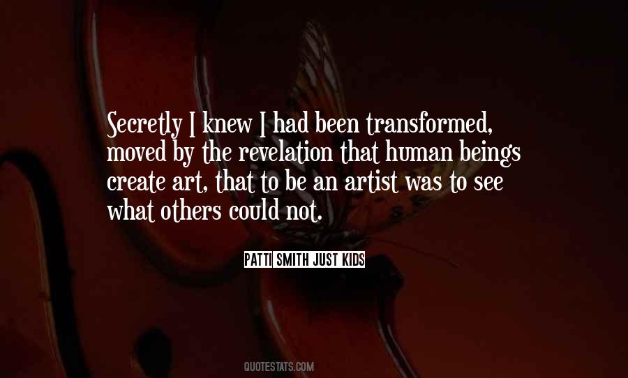 Just Kids Patti Smith Quotes #1339950