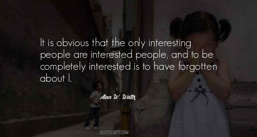 Quotes About Interesting People #1509270