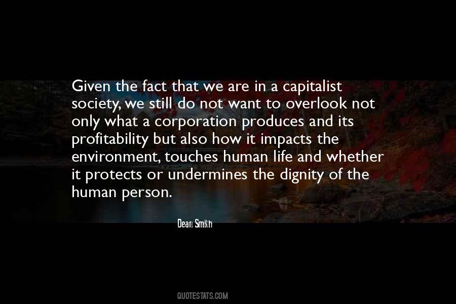 Environment And Human Quotes #104841