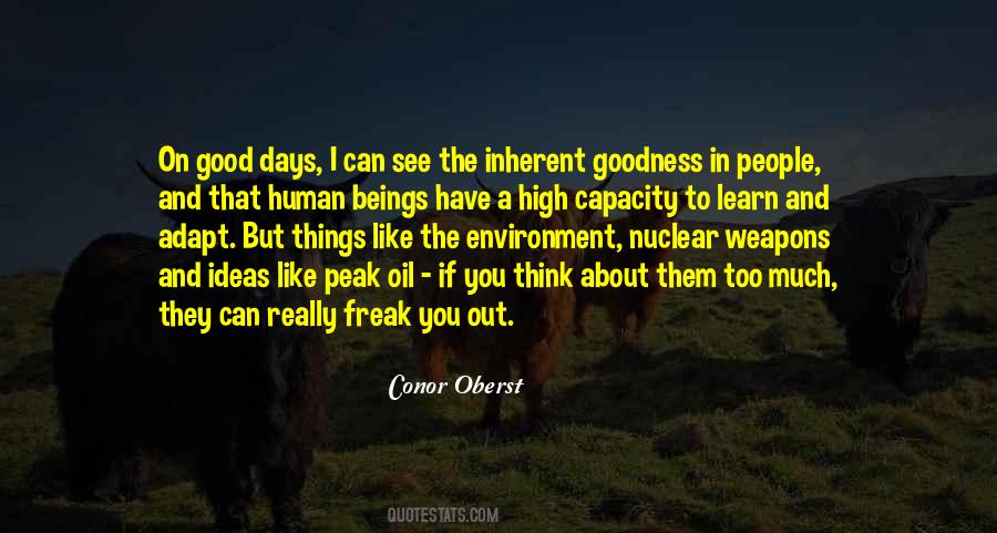 Environment And Human Quotes #1062116