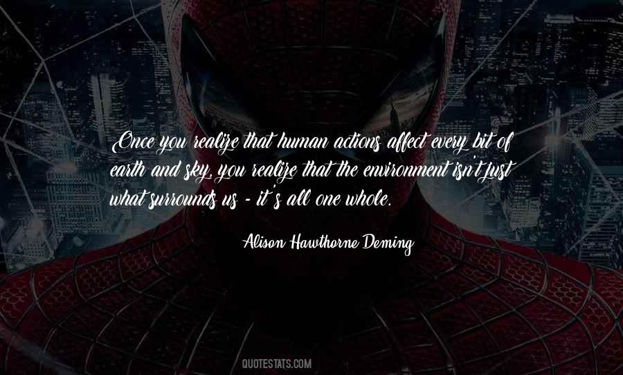 Environment And Human Quotes #1158305
