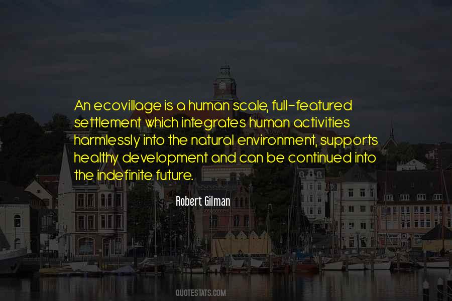 Environment And Human Quotes #230592