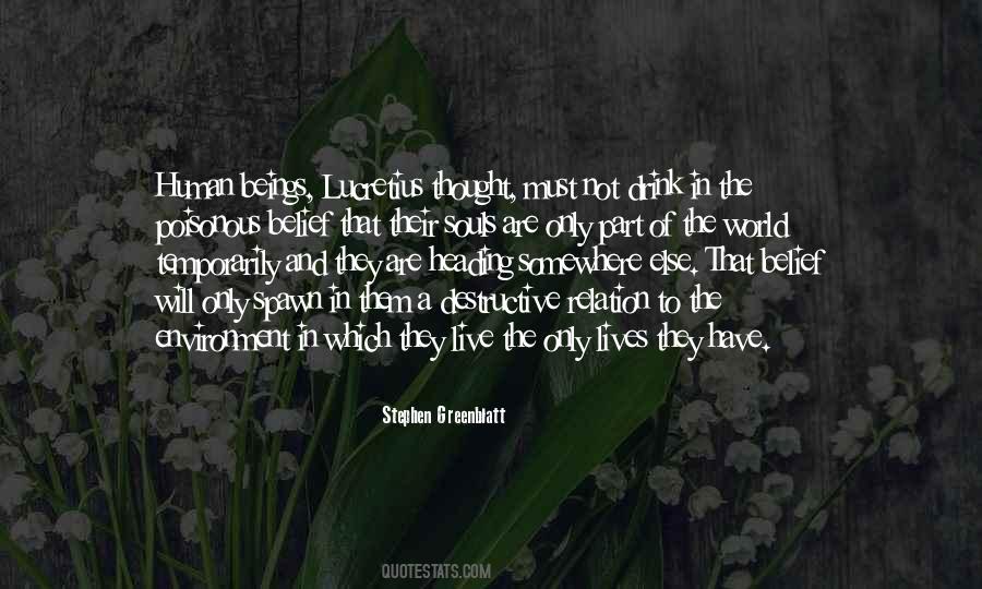 Environment And Human Quotes #804047