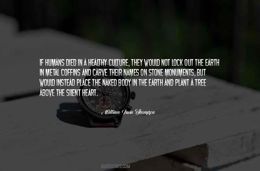 Healthy Earth Quotes #1702996