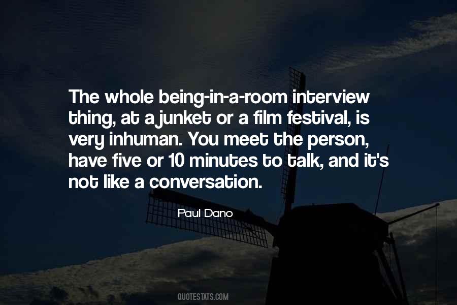 Interview Room Quotes #774853