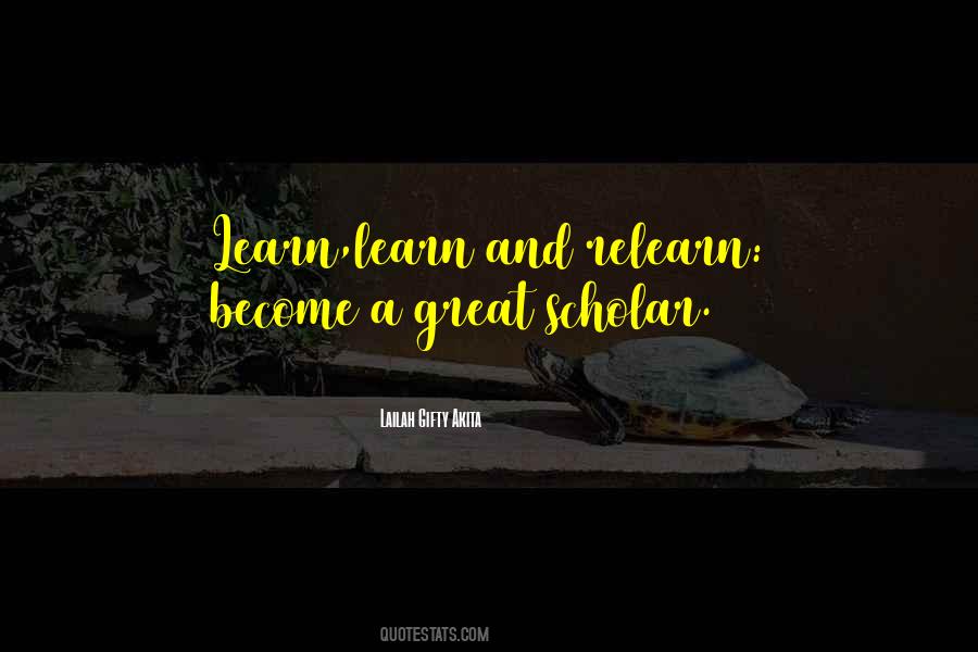 Learning To Learn Quotes #126798