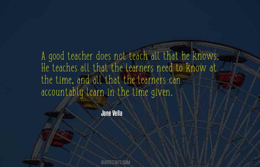 Learning To Learn Quotes #882518