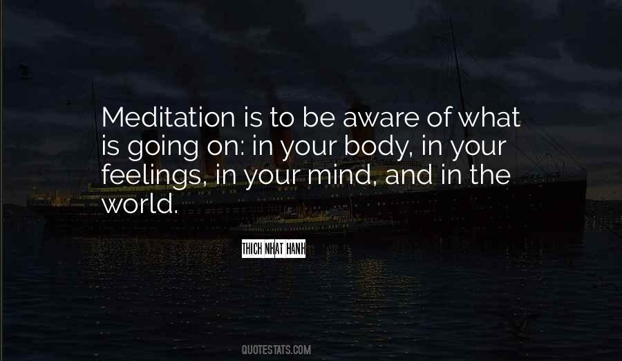 Quotes About Mindfulness Of The Body #312413
