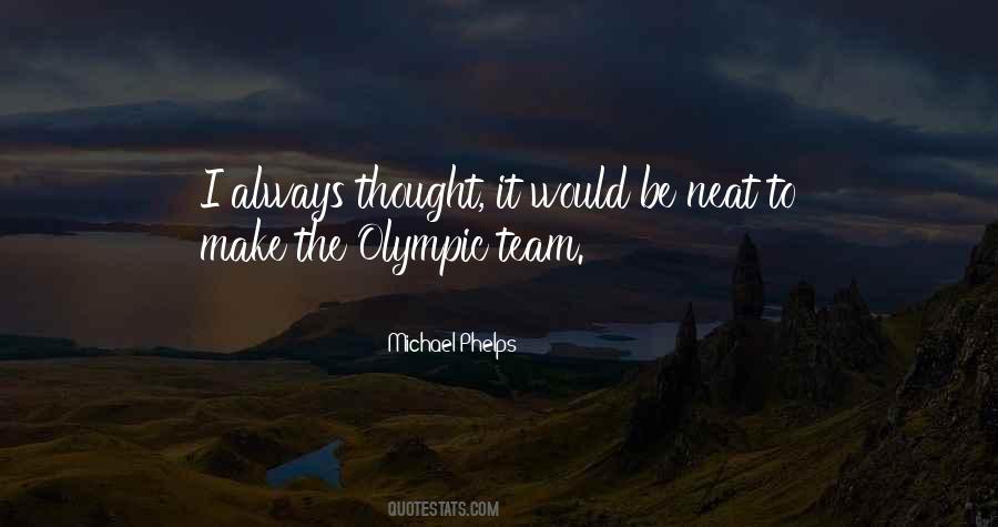 Olympic Team Quotes #1474600