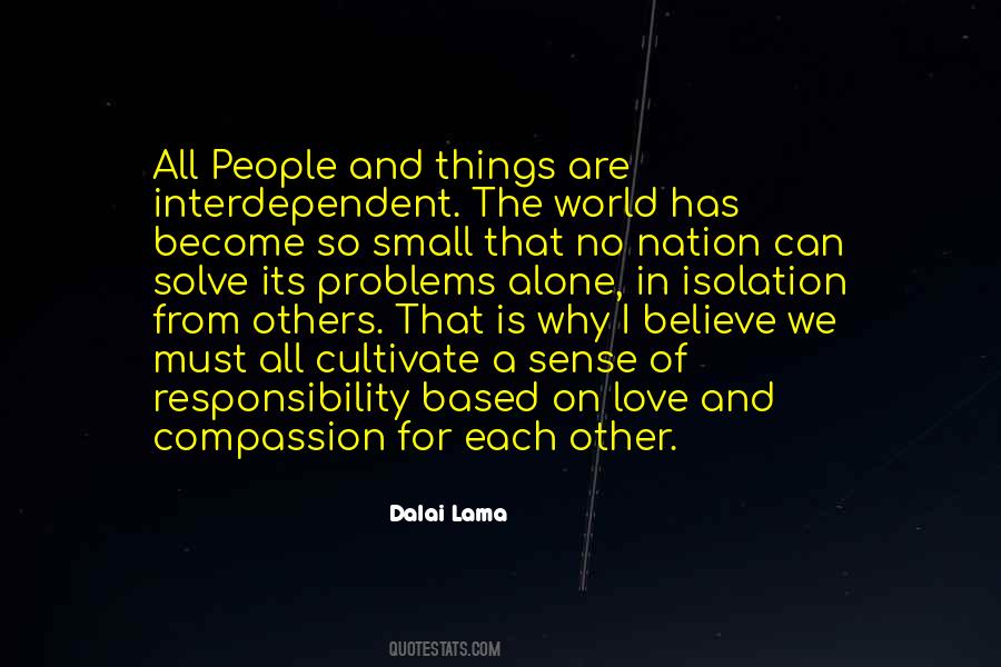 Quotes About Interdependent #1688529
