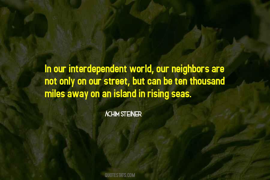 Quotes About Interdependent #52143
