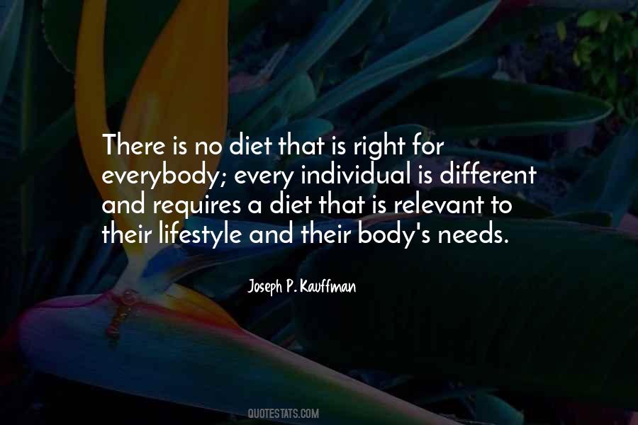 Diet Vs Lifestyle Quotes #1448241