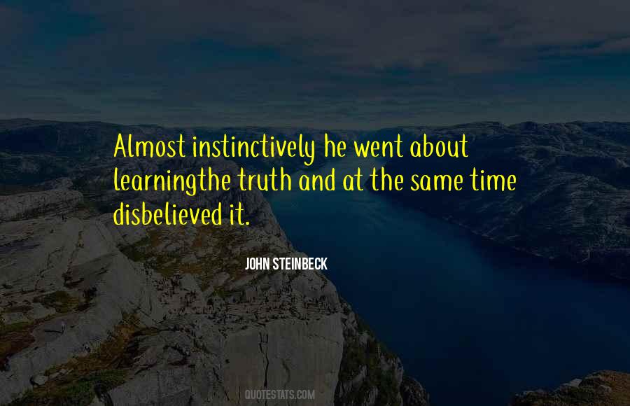 Quotes About Learning Truth #1018061