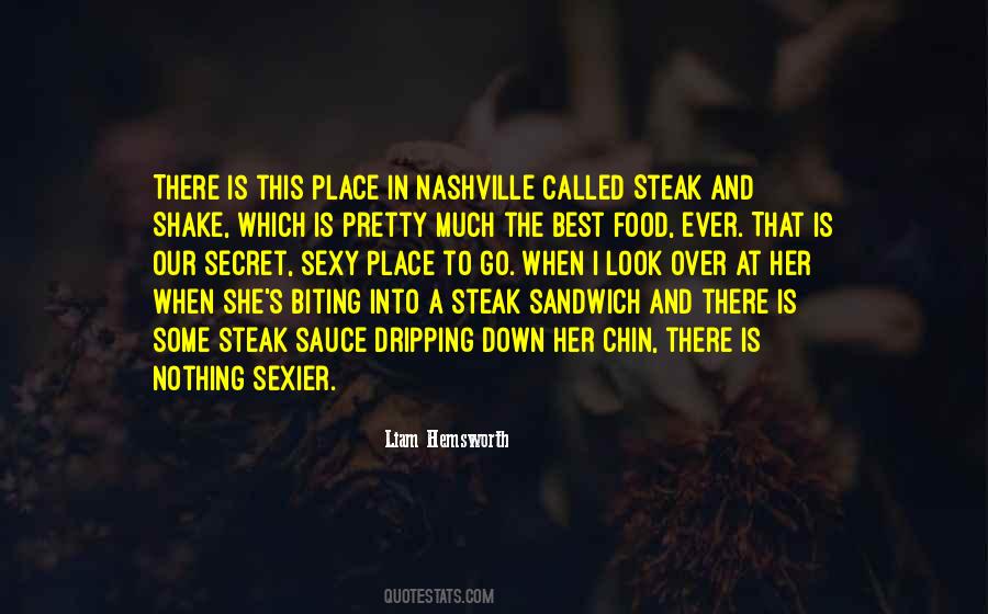 Steak Sandwich Quotes #1451567