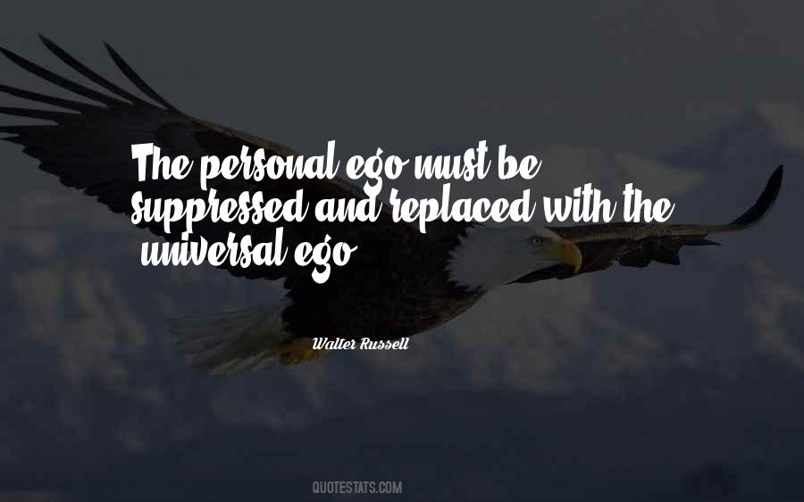 Personal Ego Quotes #1012445