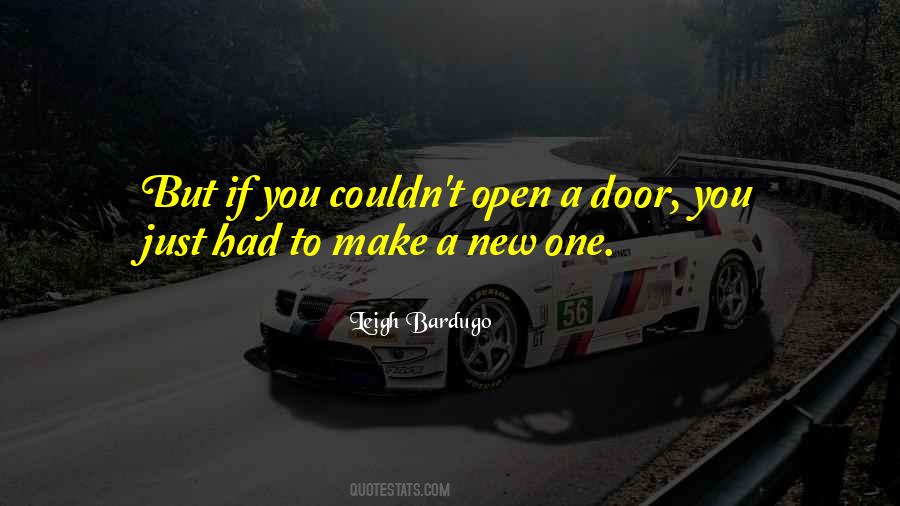 Open A Door Quotes #1401541