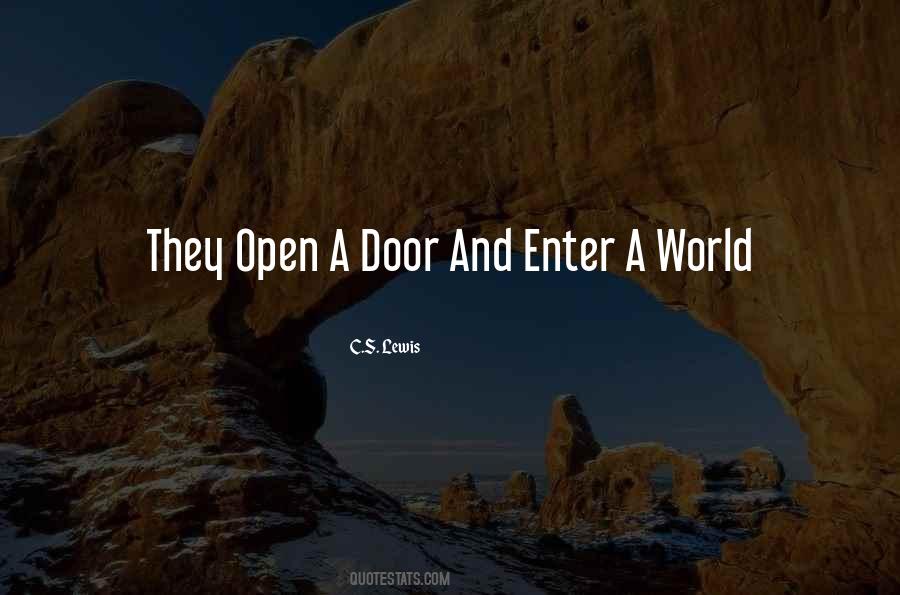 Open A Door Quotes #570794