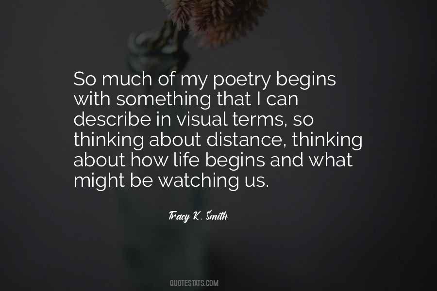 Watching From A Distance Quotes #1294630