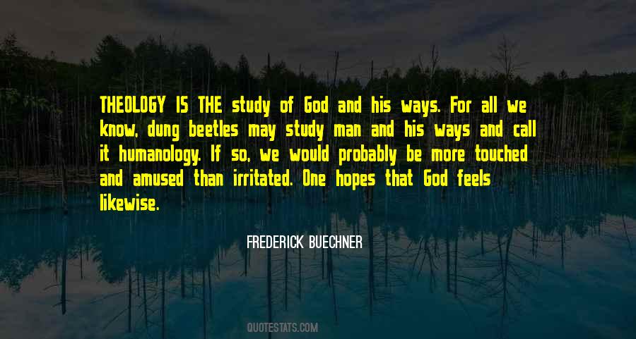 Study Of Theology Quotes #710930