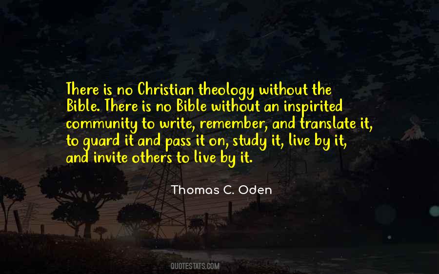 Study Of Theology Quotes #796438