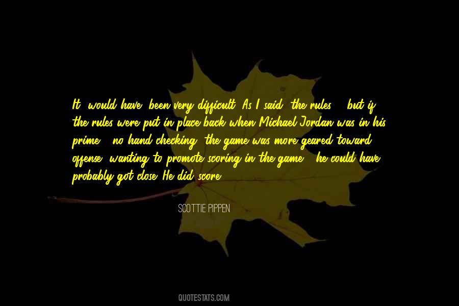 Michael Jordan Put In The K Quotes #229437
