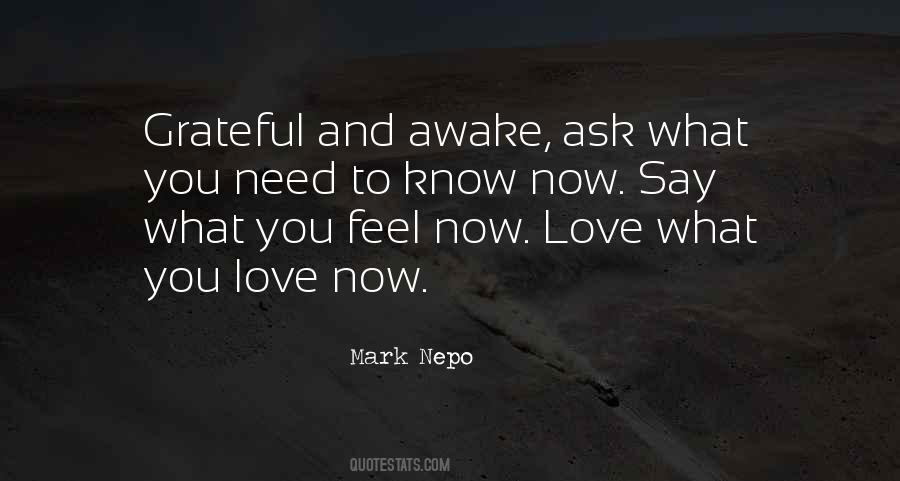 Need To Feel Love Quotes #1274712