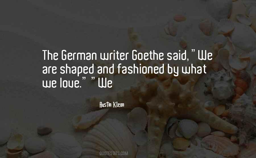 German Writer Goethe Quotes #953325