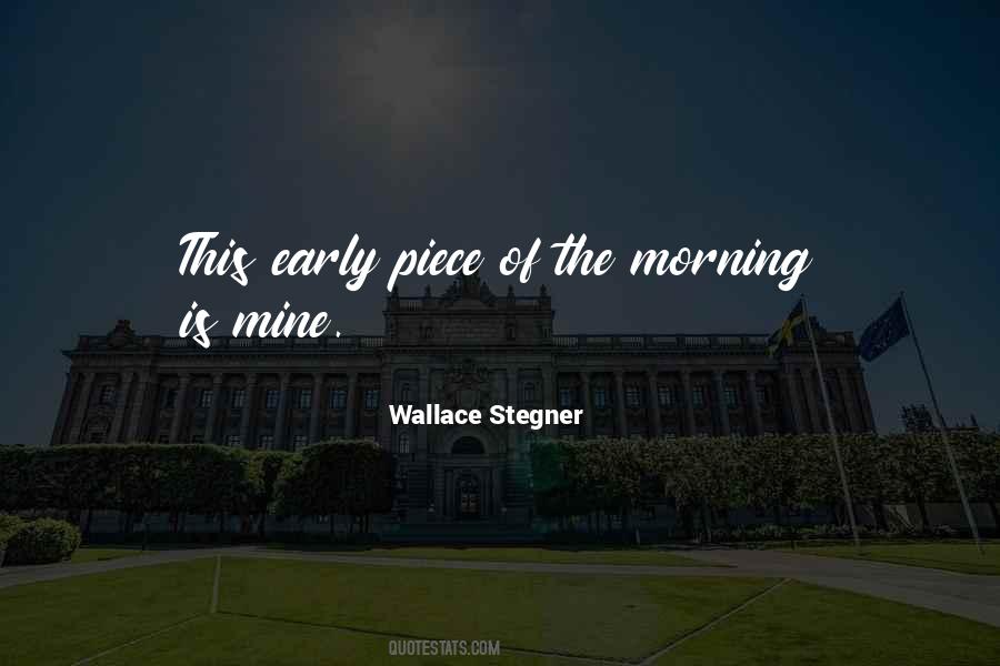 An Early Morning Walk Quotes #1737325