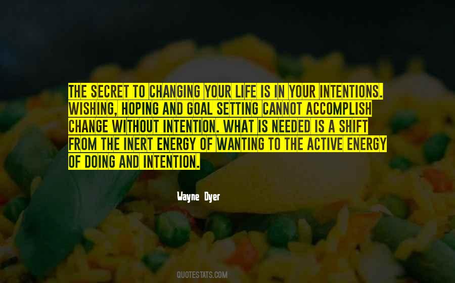 Quotes About Intention Setting #722590