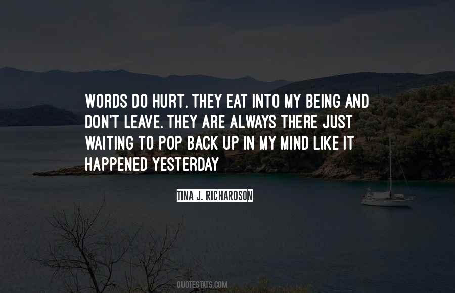 Don Eat Your Words Quotes #1696213