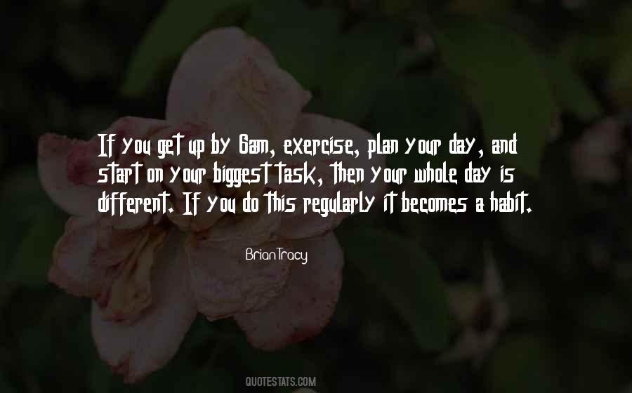 Start Your Day With Exercise Quotes #505355