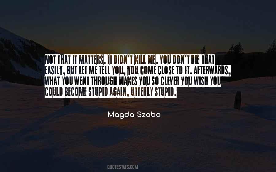 What You Went Through Quotes #1138290