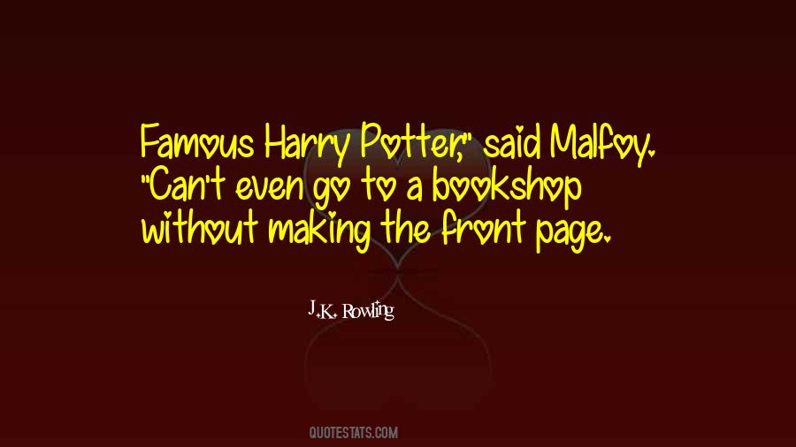 Best Draco Malfoy Quotes #304965