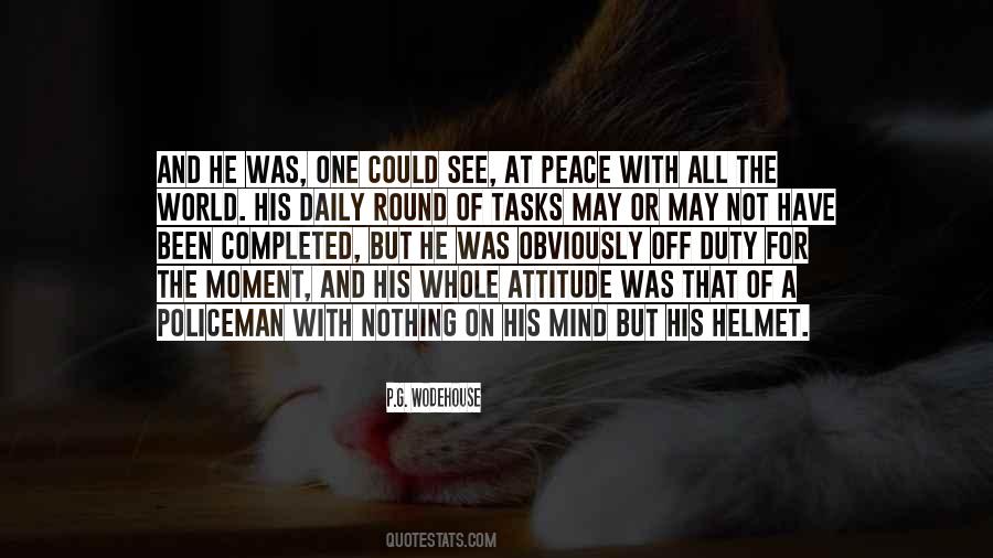 Attitude Peace Quotes #1430082