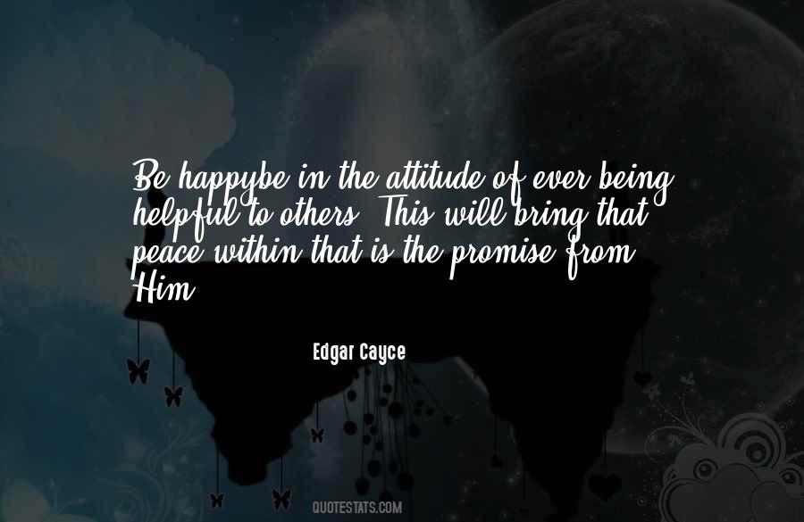 Attitude Peace Quotes #483894