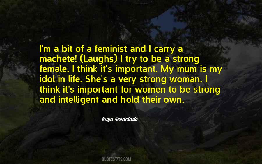 Quotes About Intelligent Woman #172663