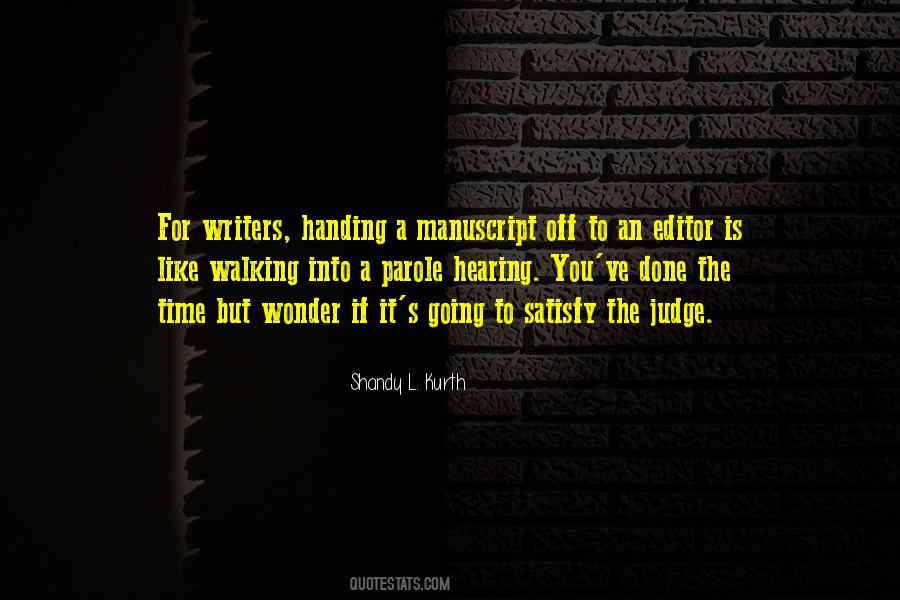 Parole Parole Quotes #1027273