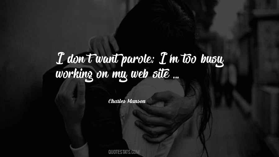 Parole Parole Quotes #1808942