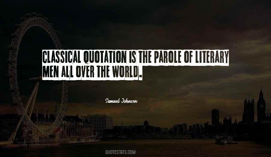 Parole Parole Quotes #318798