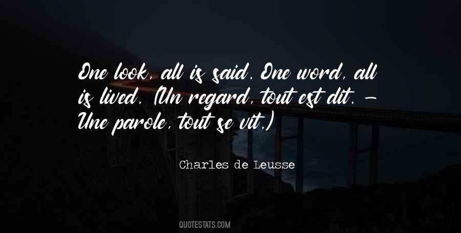 Parole Parole Quotes #946630