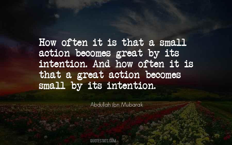 One Small Action Quotes #1270259