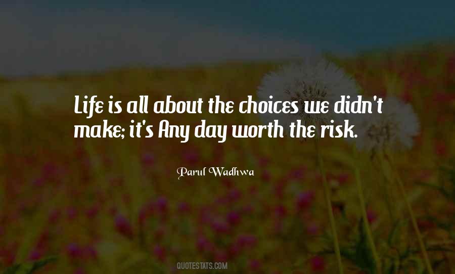 Life Risk Quotes #1200477