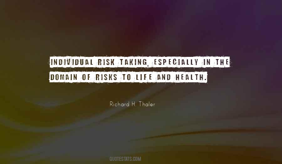Life Risk Quotes #175653