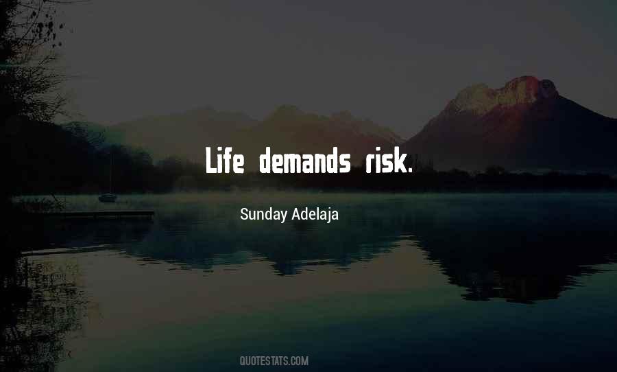 Life Risk Quotes #528875